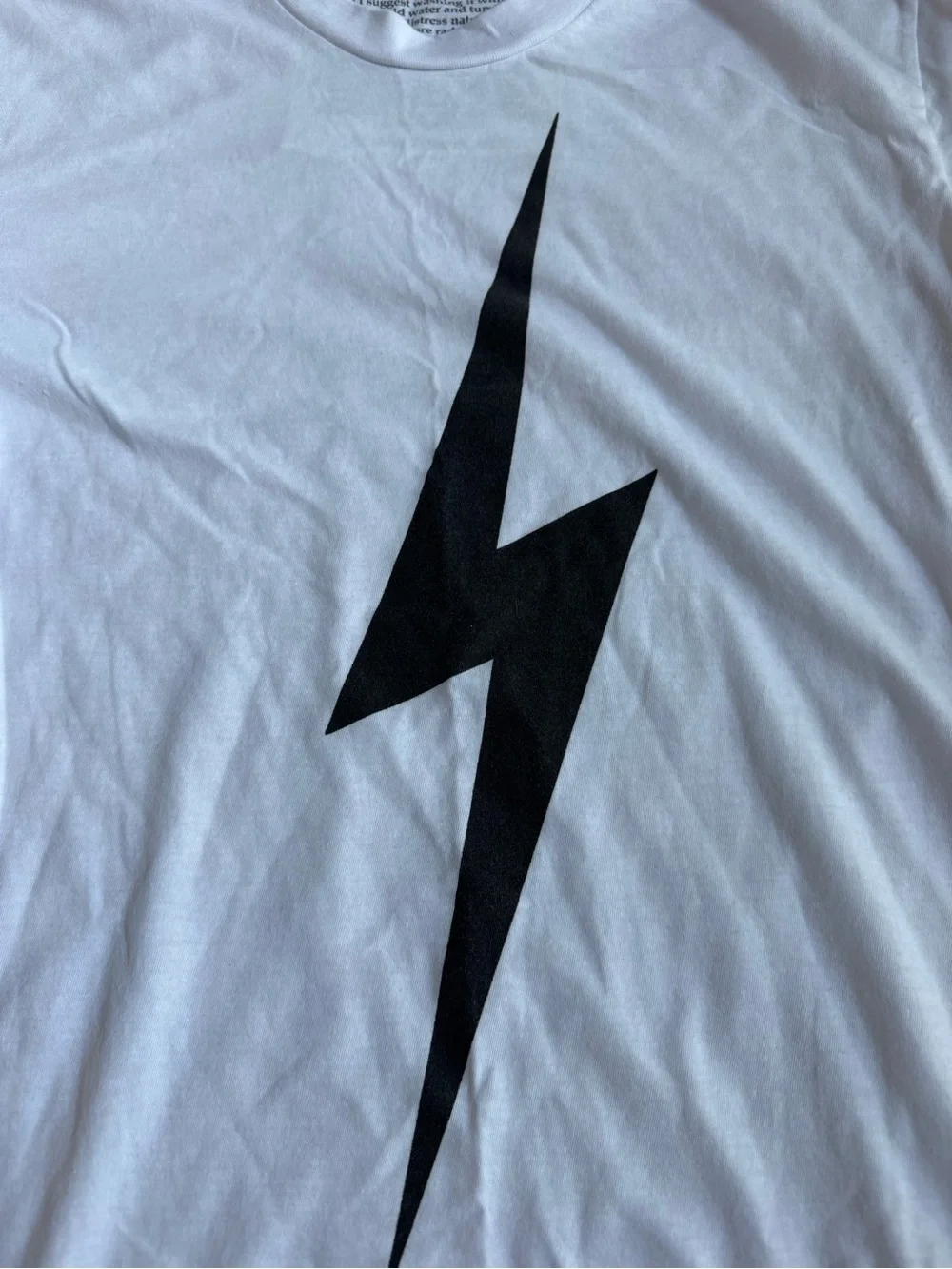 Aviator Nation White Bolt Tee Unisex - Picture 4 of 6